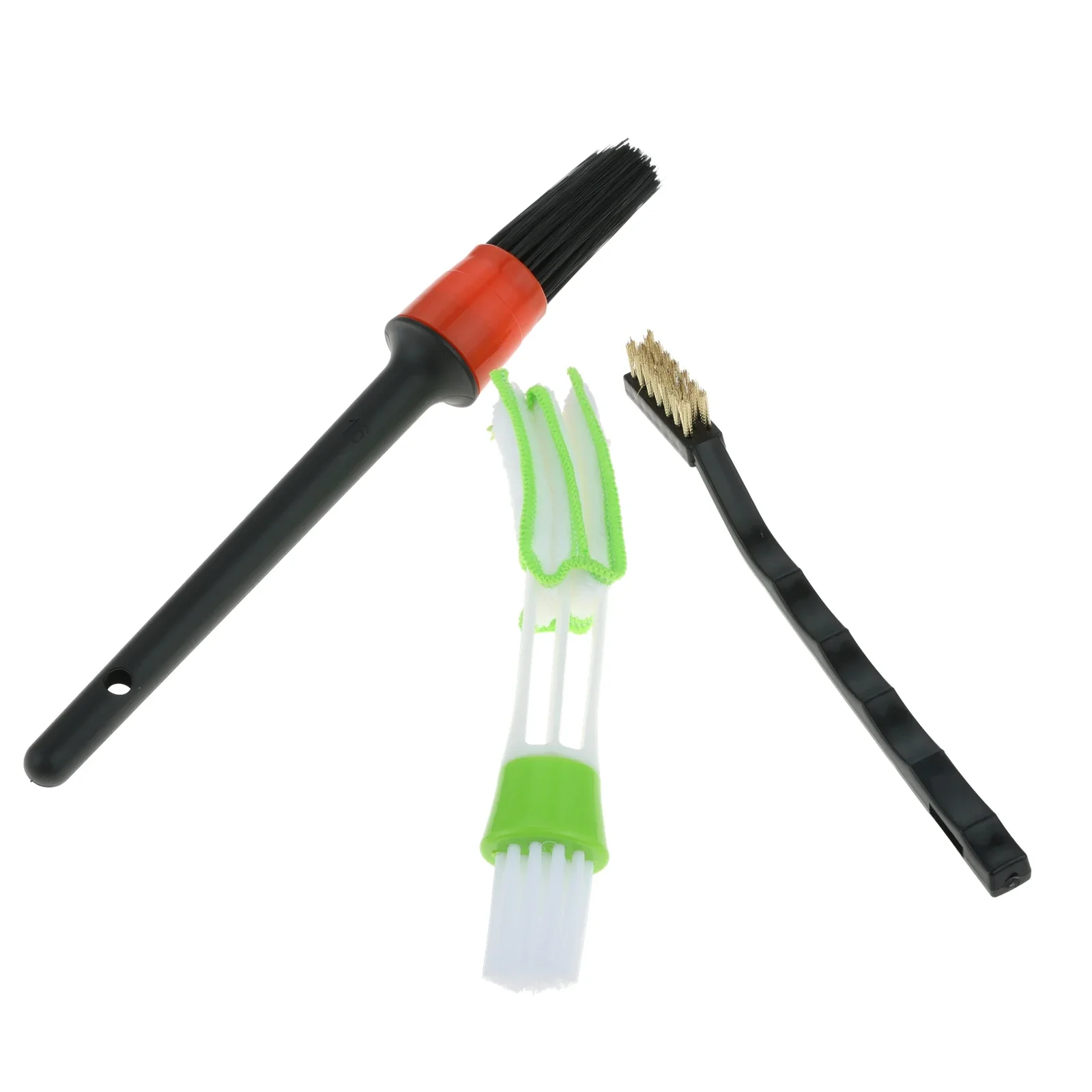 Car Cleaning Brushes Detailing Brush Set for Wheels Tire Leather Seat Air Vents Grills Bumpers Inner Fender Cleaning