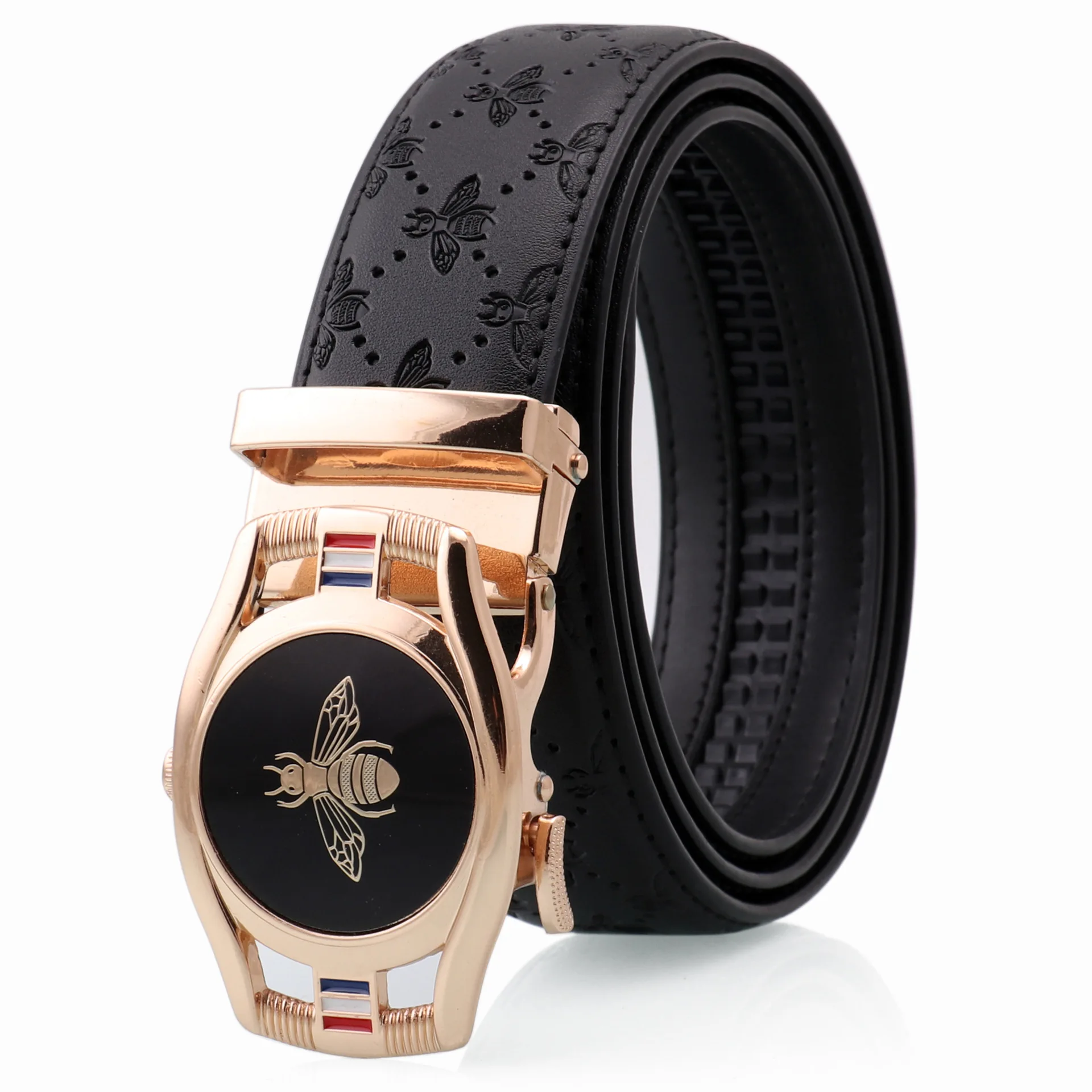 

Luxury Brand Men Belt High Quality Leather Business Designer famous Belts for men Jeans Strap Male Metal Buckle belt