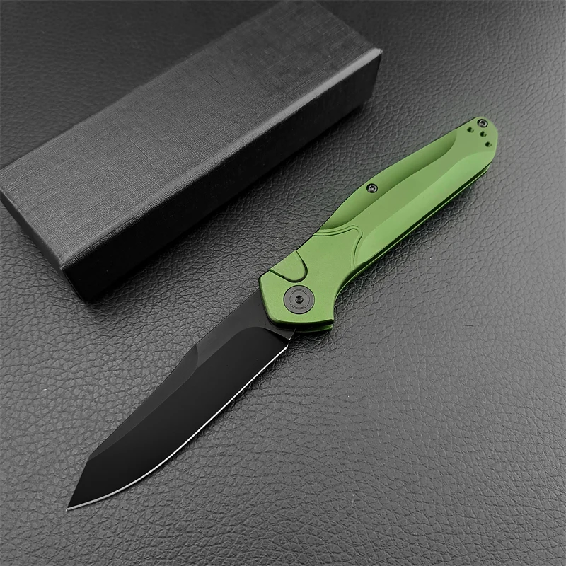 Tactical aluminum alloy handle camping BM9400 outdoor survival D2 blade EDC folding knife