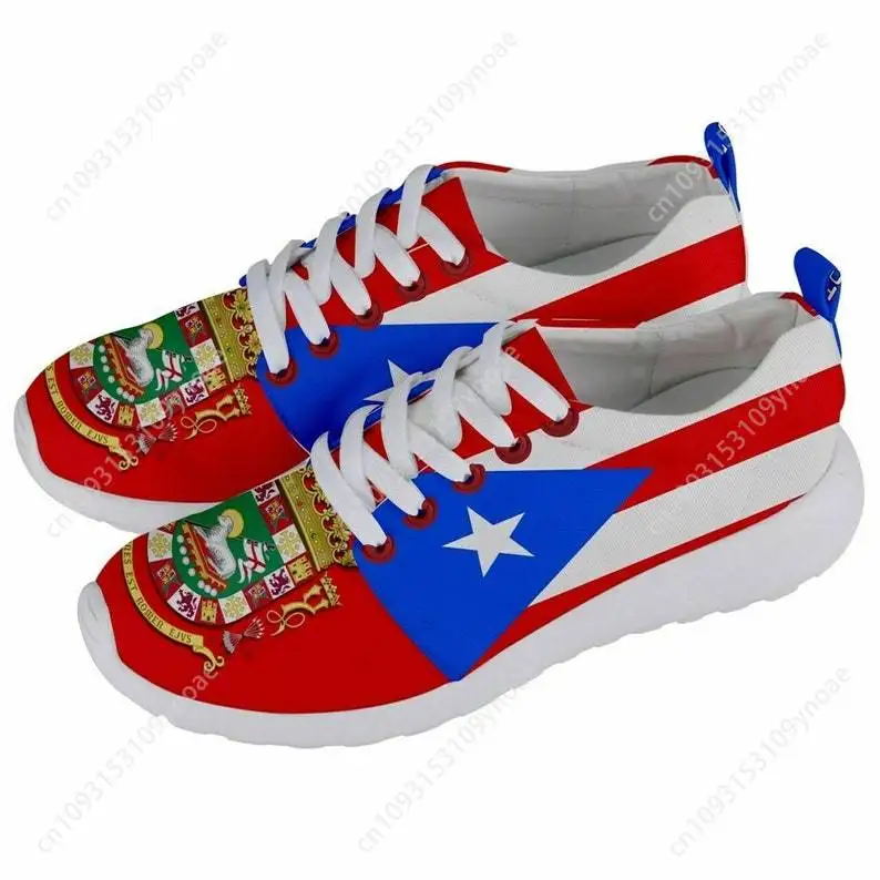 

Unique Puerto Rico Flag Sports Shoes Mens Womens Teenager Kids Children Customized Sneakers Tailor-Made Shoes