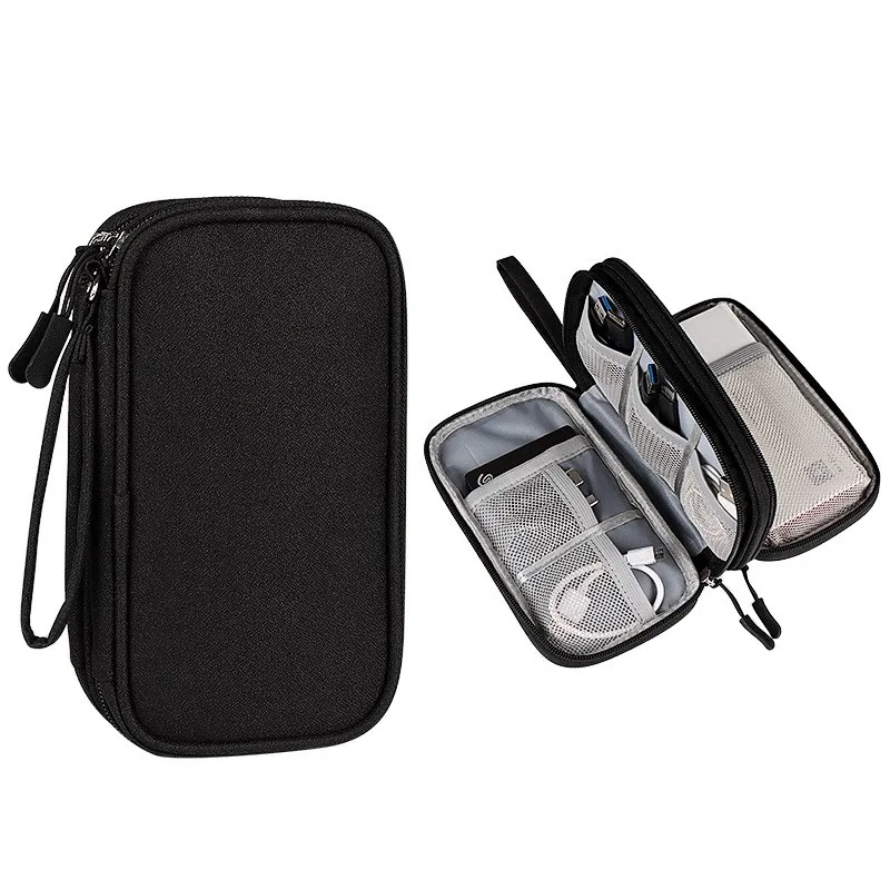 Neue Reise veranstalter Tasche Kabel Aufbewahrung organisatoren Tasche Trage tasche tragbare wasserdichte Organizer USB Hardcase estuche rigido