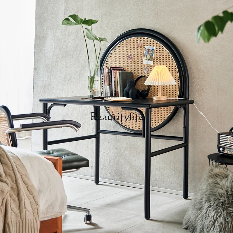 

yj5 *Rattan dresser writing table B & B rattan furniture Nordic rattan desk simple
