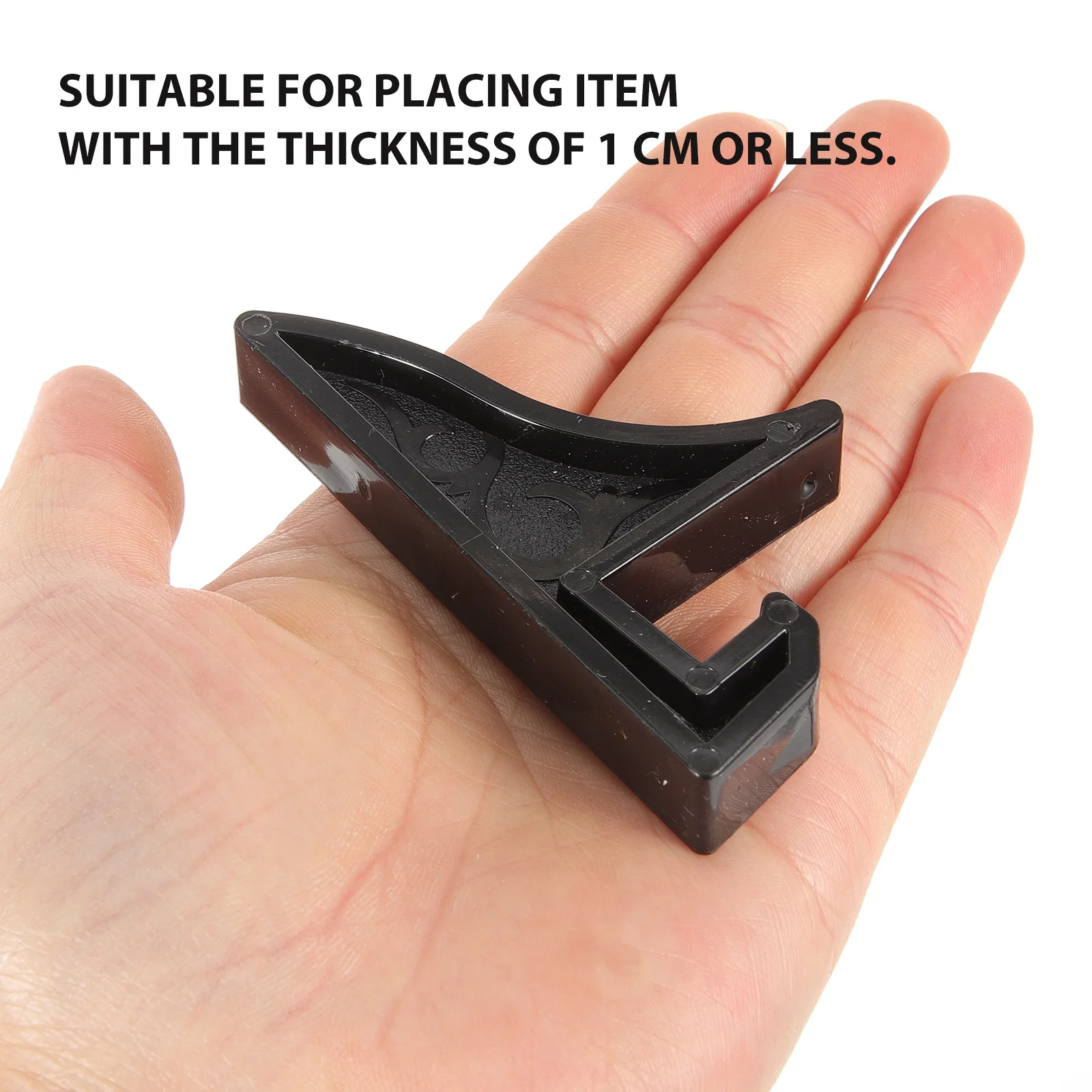 10 قطعة حامل حامل بلاستيكي قوي لإطارات الصور شهادات الهواتف المحمولة أصحاب الصور الزخرفية سطح غير قابل للخدش