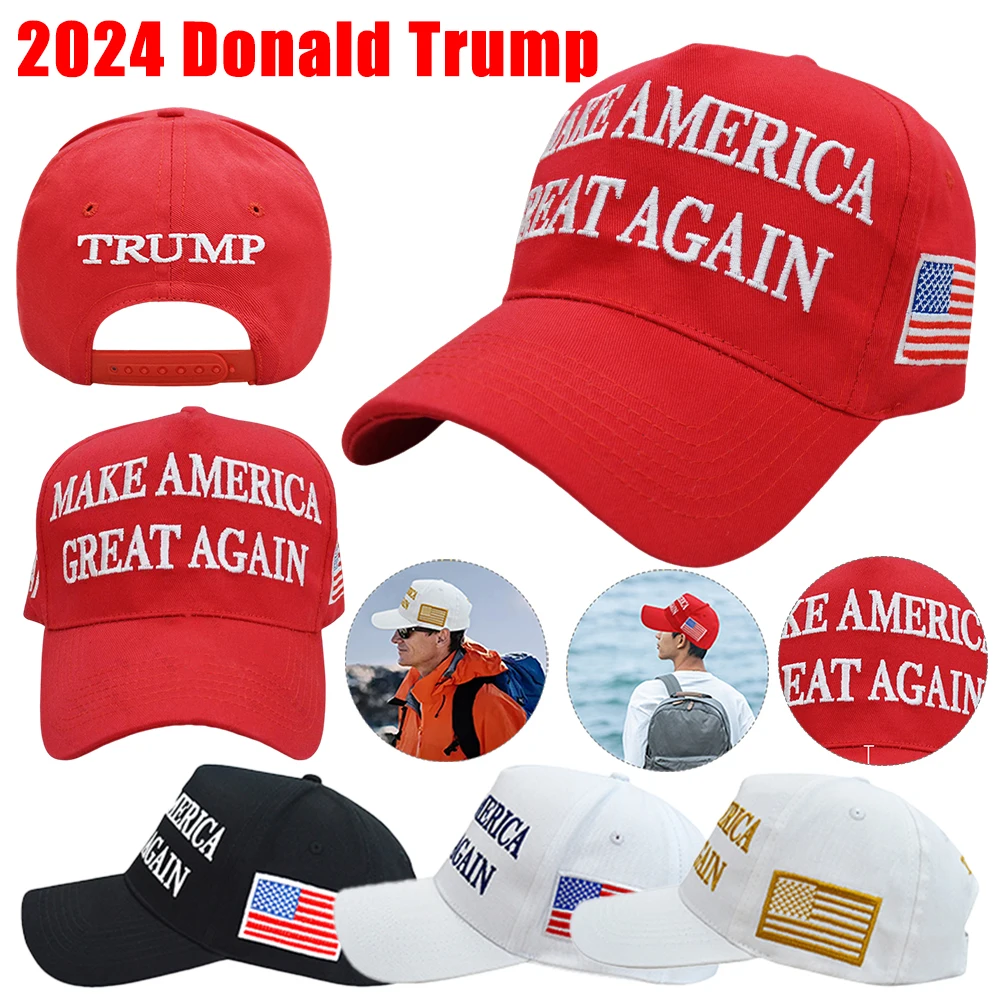 5/3/2/1pcs Trump President Golf Cap USA Flag Sports Men's Women's Hat Outdoor Running Sunshade Baseball Caps for Winter Cap