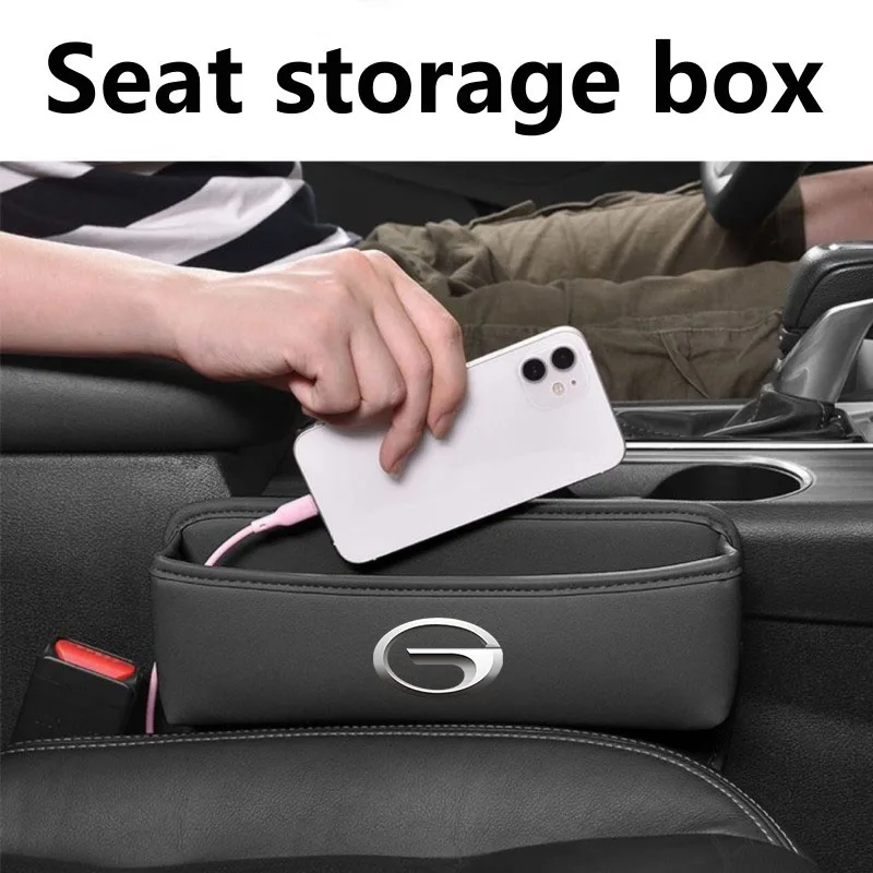 Car Seat Organizer Leather Crevice Storage Box Car Accessories for Trumpchi Gac GS8 GA8 GE3 GS3 GS4 GS5 GM8 GM6 GA5 M8 E9 GS7 E8