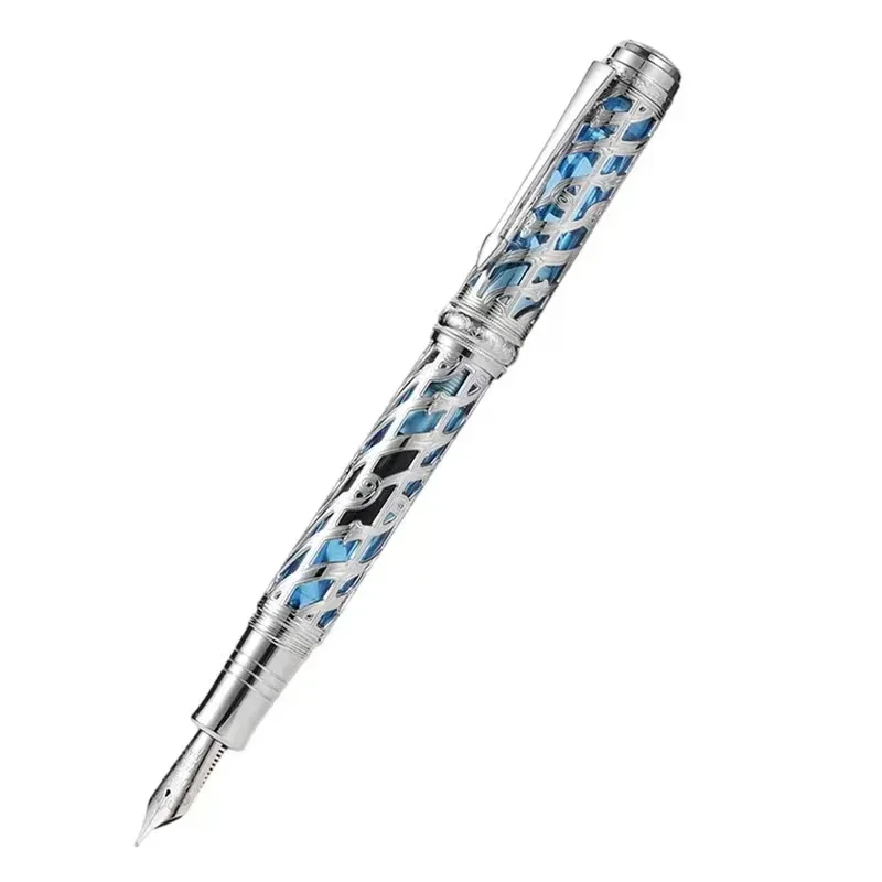 hongdian-a6-fountain-pen-metal-piston-35-nib-hollow-writing-ink-pens-ef-f-nib-school-office-supplies-exquisite-business-gifts