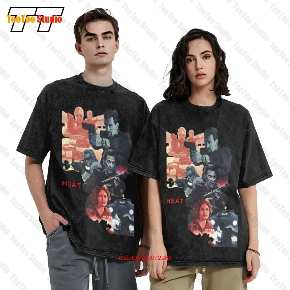 Heat Movie Poster Robert De Niro Vintage Oversized T-Shirt White All Sizes S 5Xl UXI0