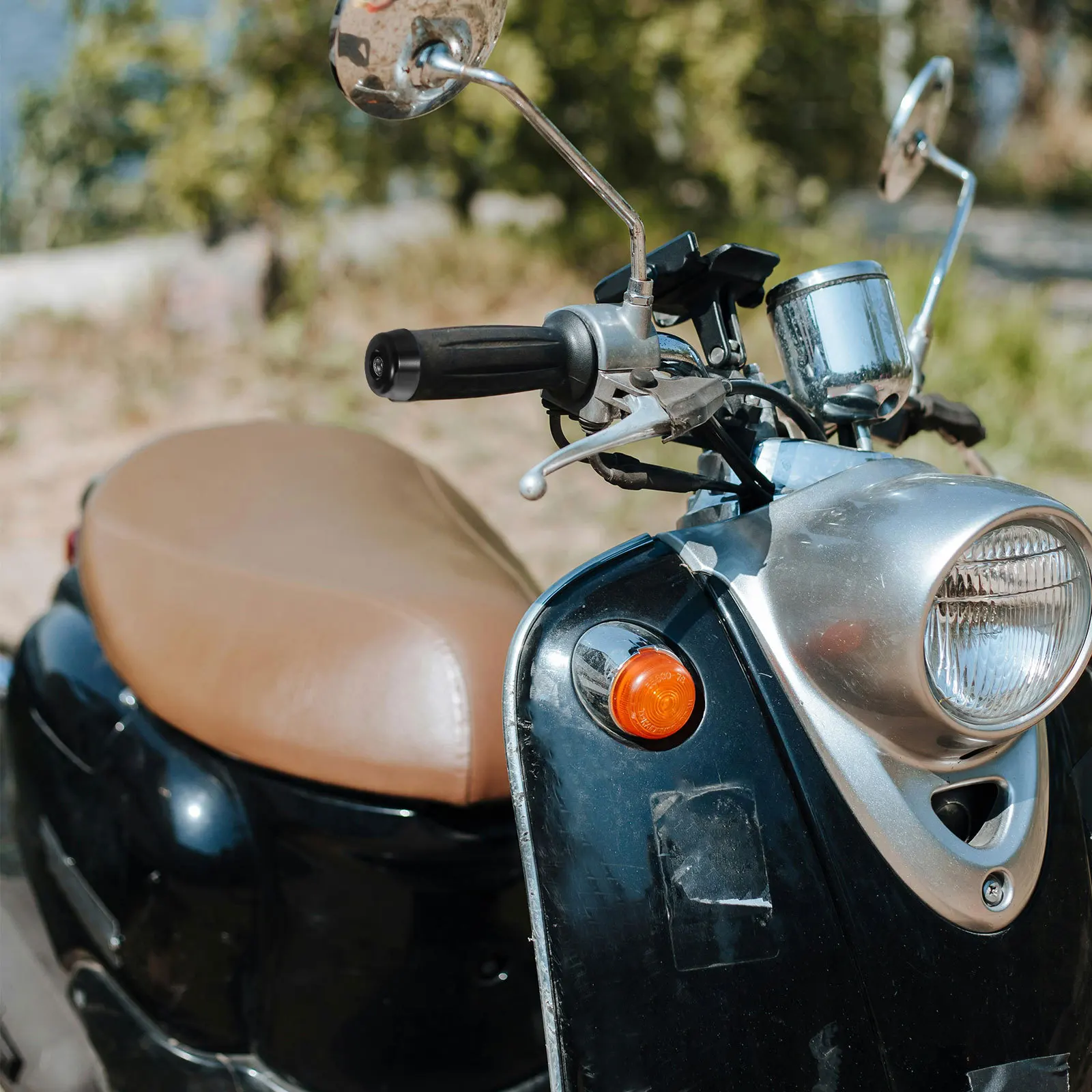 

1 Set Motorcycle Handlebar End Plugs Aluminum Alloy Universal Fit For Bike Bicycle Road -Displacement Motorcycles