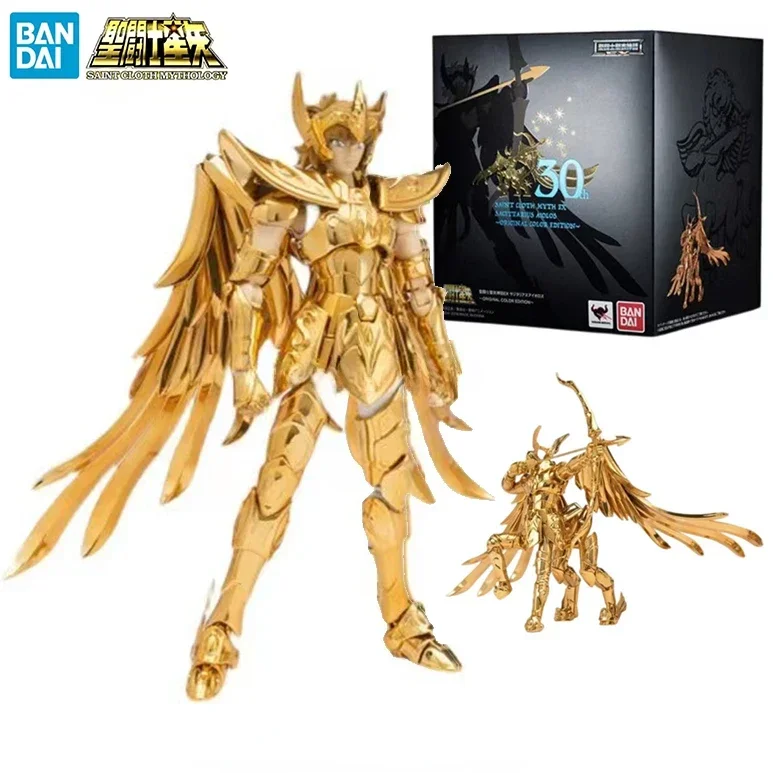 

В наличии Bandai Saint Cloth Myth EX Sagittarius Aiolos, оригинальная цветная версия, металлическая ПВХ фигурка, модель, коллекция игрушек, подарок