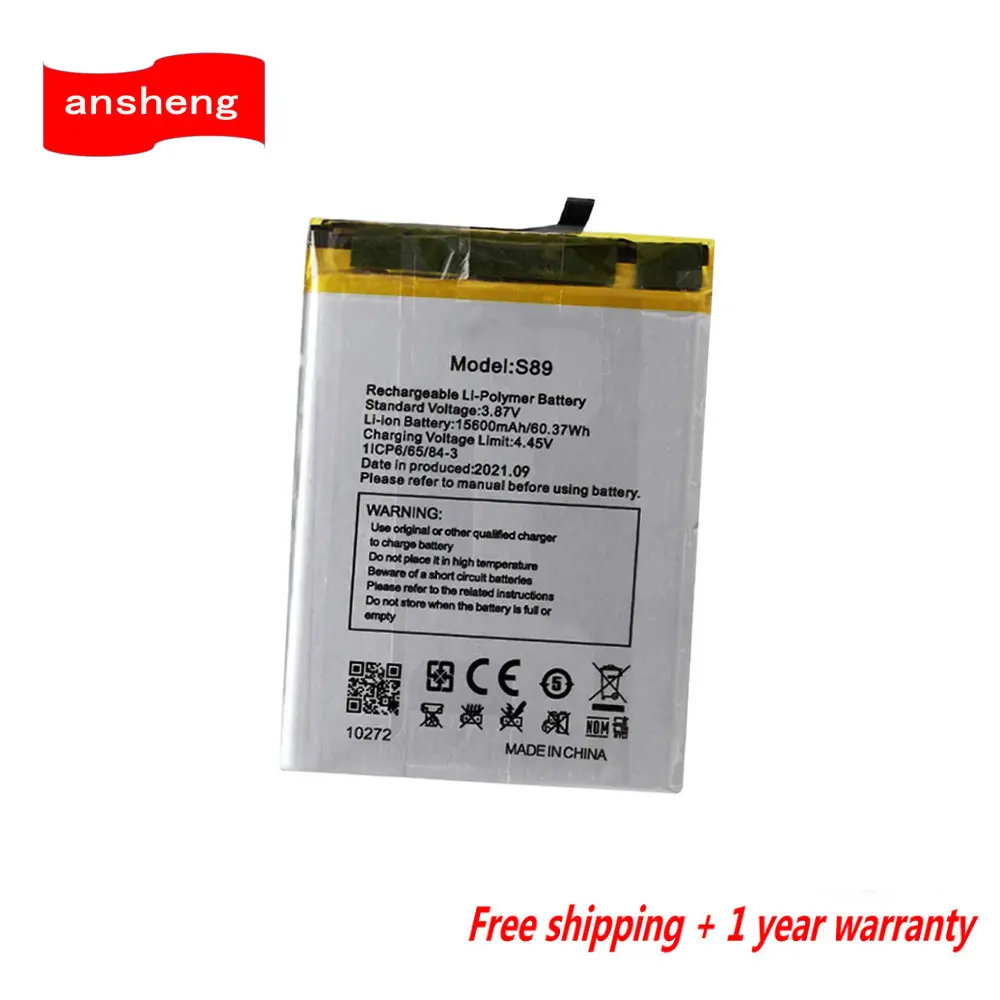 

3,87 В 15600 мАч S89 1IPC6/65/84-3 аккумулятор для смартфона OUKITEL WP15