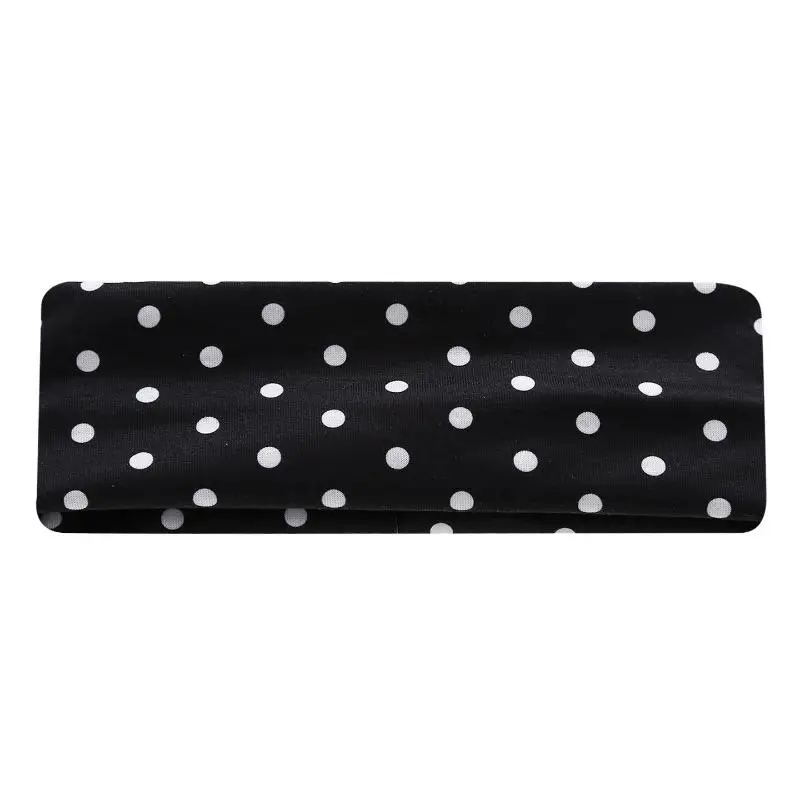 2/6 Stück Retro Polka Dot Stoff Breites Haarband für Frauen Elegantes Outdoor-Accessoire Mädchen Sportliches Yoga-Stirnband – Detail 8