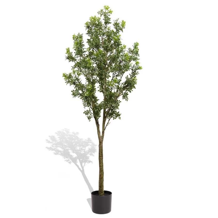 

Simulated courtyard garden dration door dration large artificial curved branches of green plants 180CM orange jasmine incense b