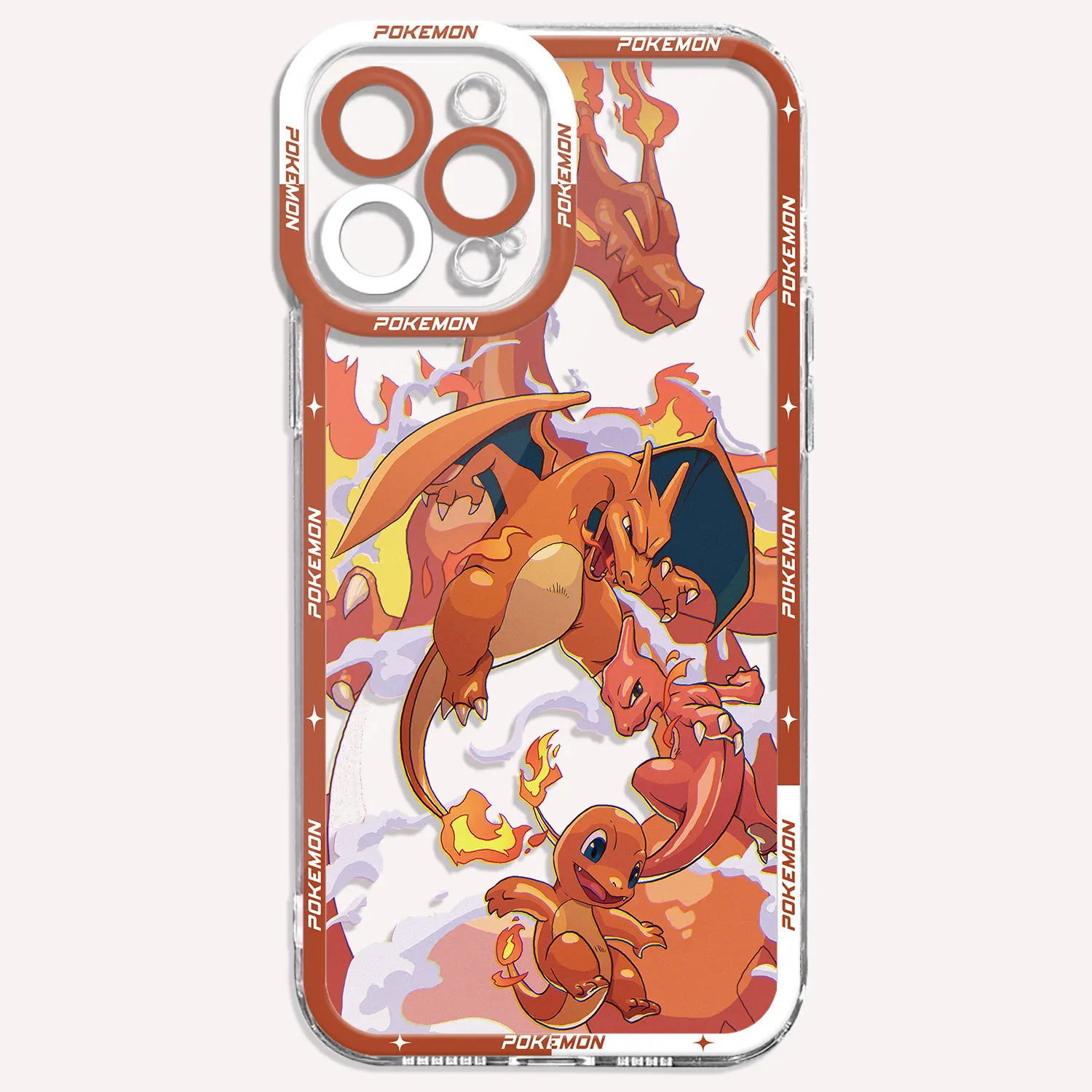 Pikachu Pokemon Ganger Soft Case For Apple iPhone 11 13 Pro Max 14 15Plus 12 Mini 7 8 X XS XR 6 6S SE Clear Silicone Phone Cover