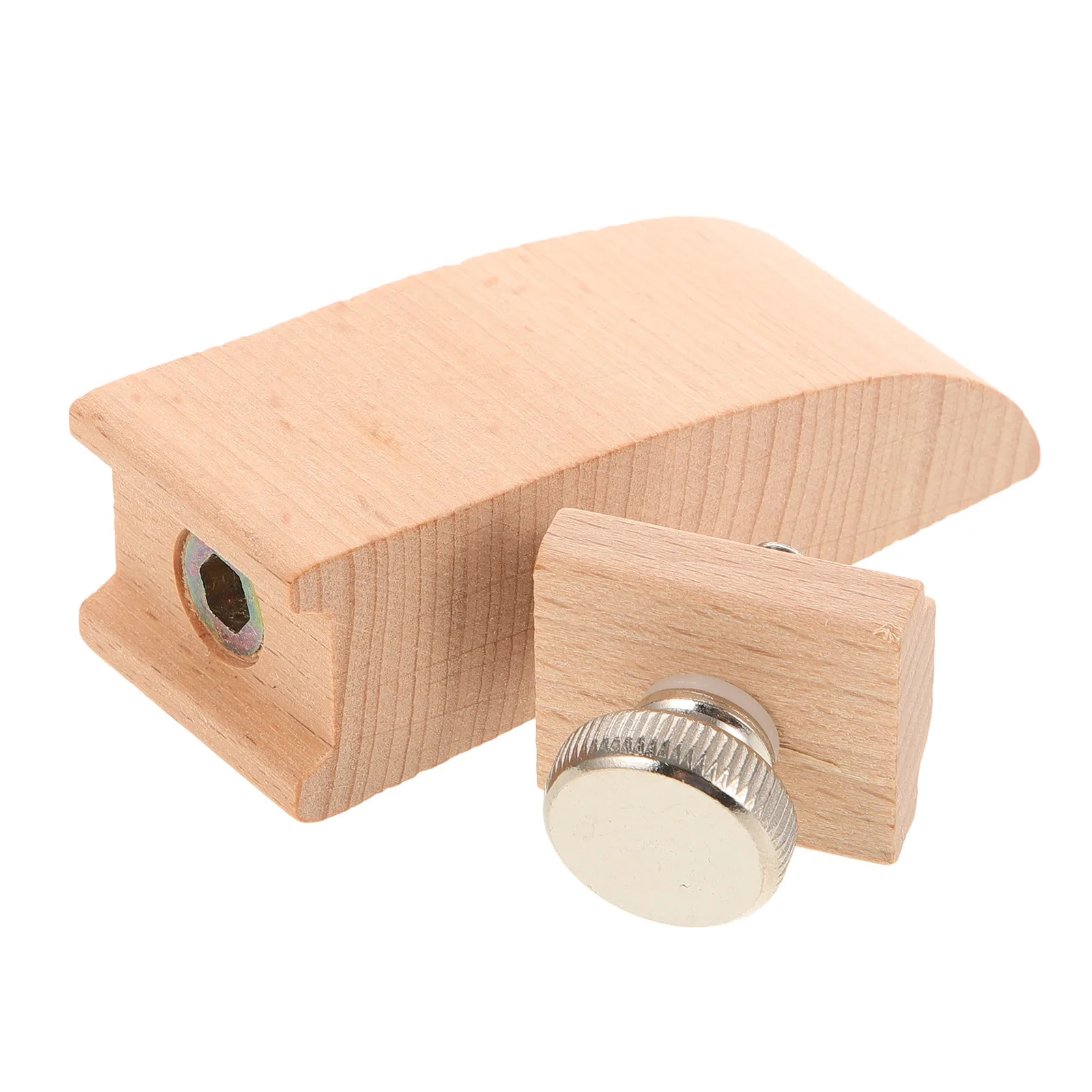 Bloc de ponçage, outil pour le travail du bois, pince à papier de verre en bois de hêtre Durable, forme coudée, courbes de bord, finition, ponceuse à main, bloc de sable