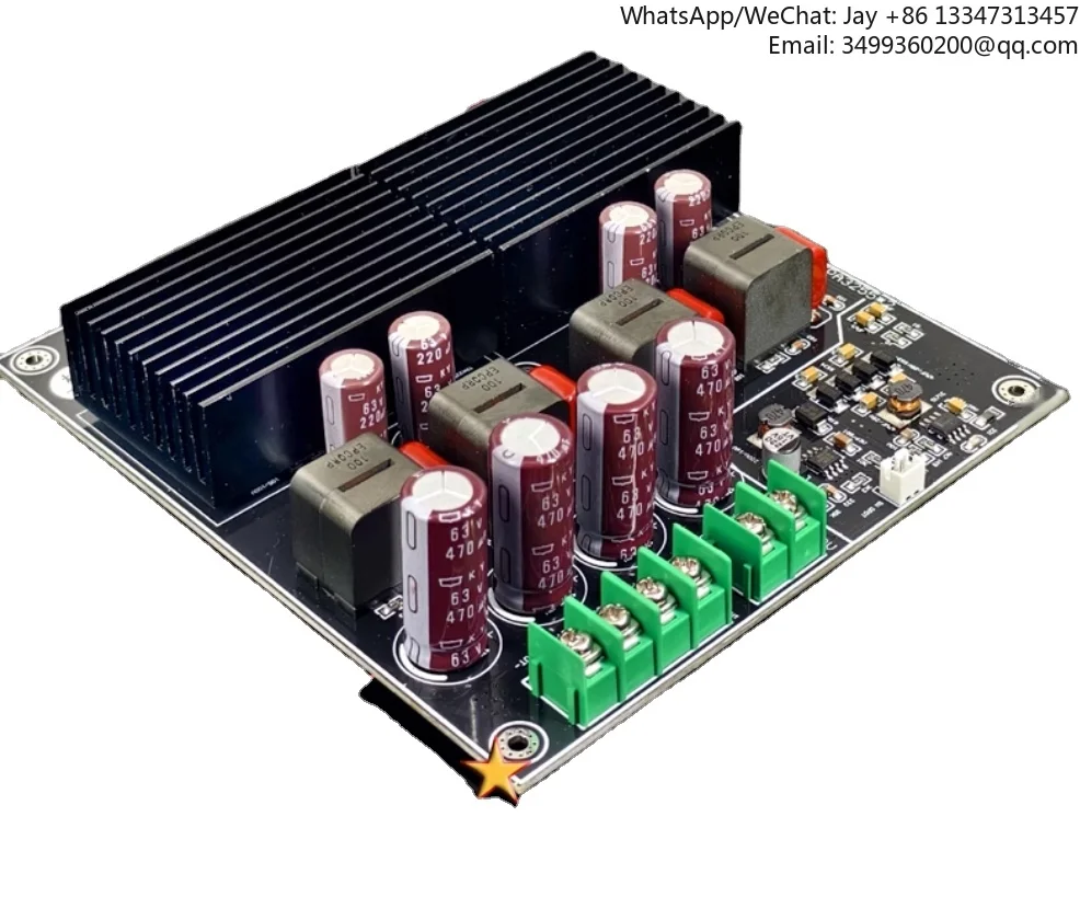 

SAMP-200 dual-core TPA3255 high-power 2-channel power amplifier board 600W+600W
