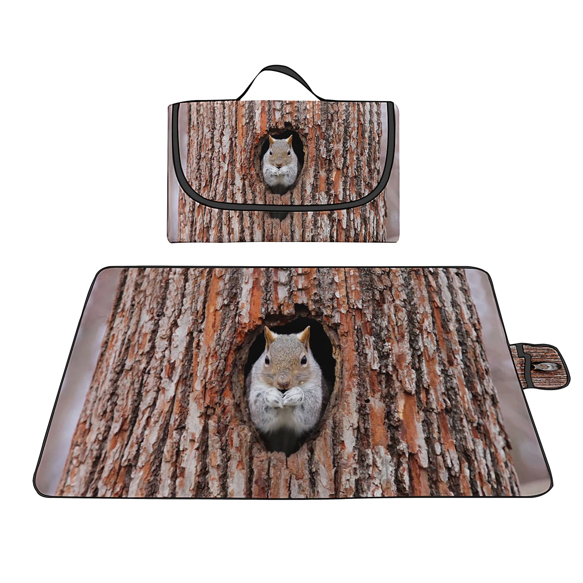 

Squirrel Picnic Blankets,Beach Blanket Waterproof Sandproof Lightweight Beach Blanket,Portable Picnic Mat for Outdoor Travel