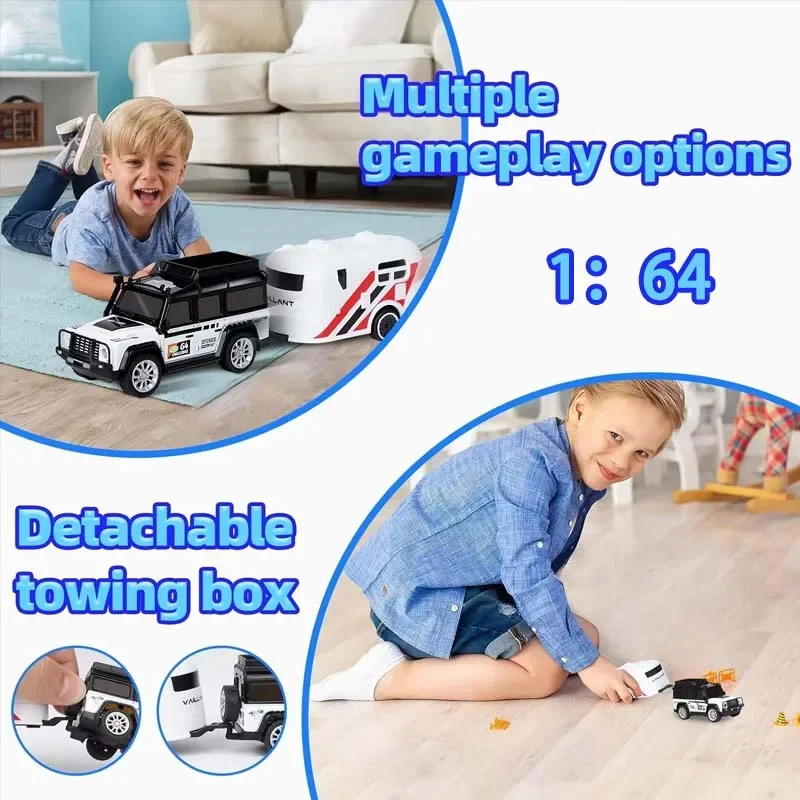 Afstandsbediening Mini Terreinwagen Legering 1:64 Model 2.4G 5-Kanaals Een Uur Lange Uithoudingsvermogen Drifts Elektrisch Speelgoed Voor Kinderen Geschenken