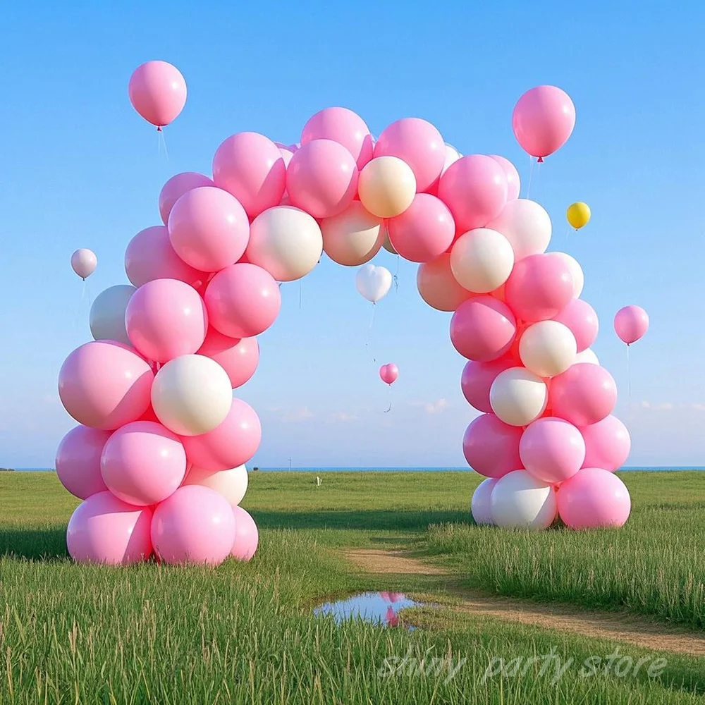 

Pink Macaron Color Balloon Garland Arch Kit Wedding Birthday Party Decor Ballon 1st Birthday Kids Baby Shower Latex Balloons