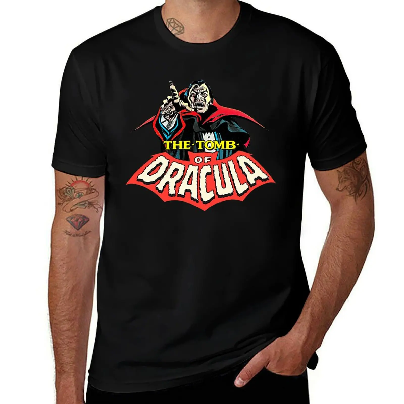 Dracula Lord Of Vampires T-Shirt kawaii clothes cute tops summer top Aesthetic clothing mens t shirts casual stylish