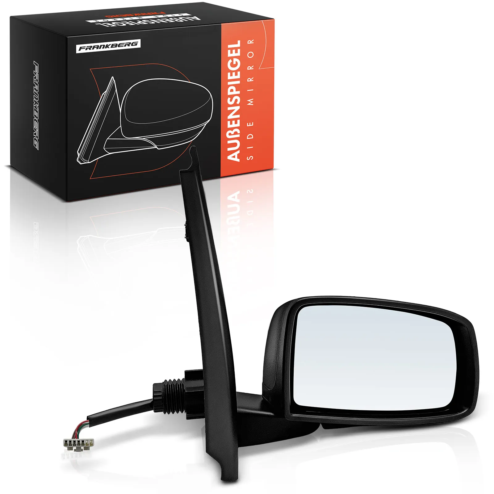 Frankberg 1x Buitenspiegel Rechts voor Fiat Panda Box/Hatchback 169 2003-2013 73535357187 735407995