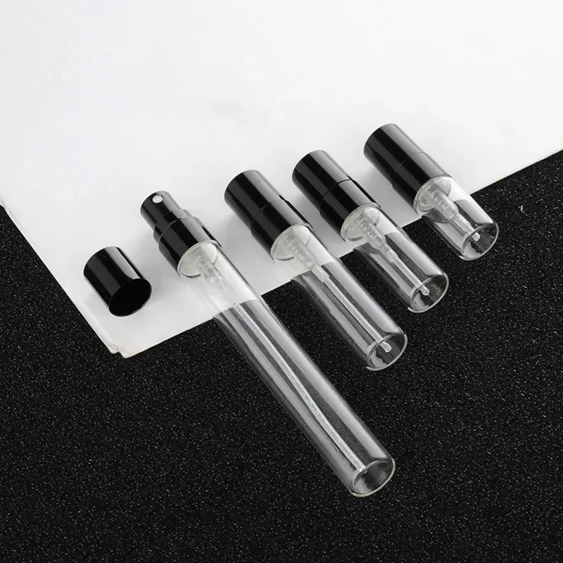 

20/50pcs 2ml 3ml 5ml 10ml Portable Aluminum Spray Bottle Cosmetic Containers For Travel Bottle Atomizer