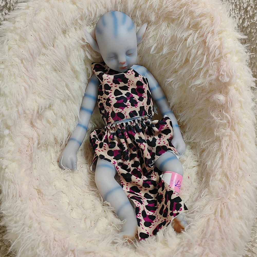 WW1812 31cm 680g Avatar Doll Full Body Silicone Baby Fashion Dolls Toy Doll Realistyczne realistyczne lalki dla dzieci Lovely Accompany Doll