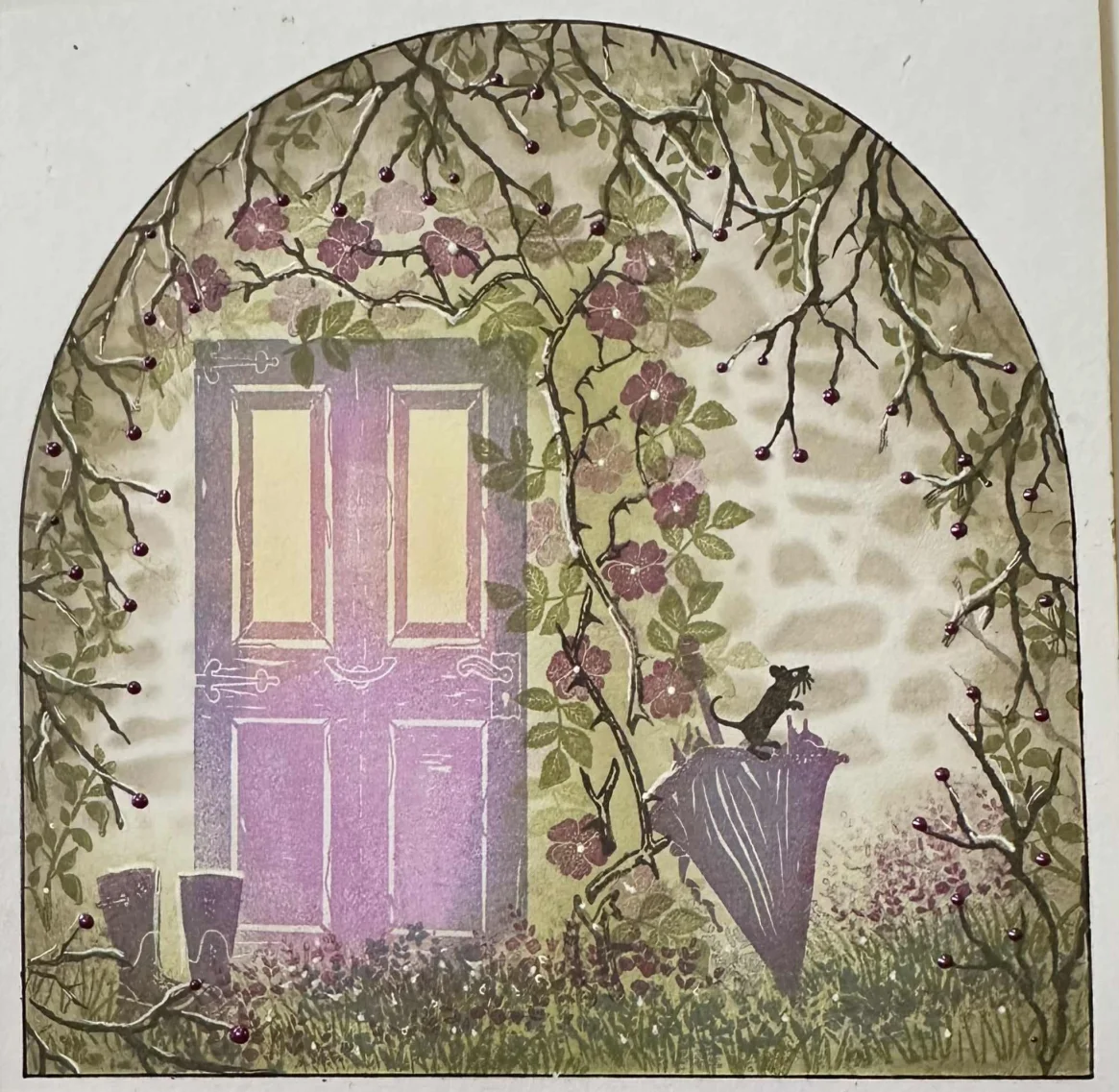 تزهر Brolley's Rosy خمر بتلات يرتديها نافذة واضح Stamps Stencil DIY بها بنفسك سجل القصاصات الحرفية الديكور قالب النقش 2025 يونيو #4