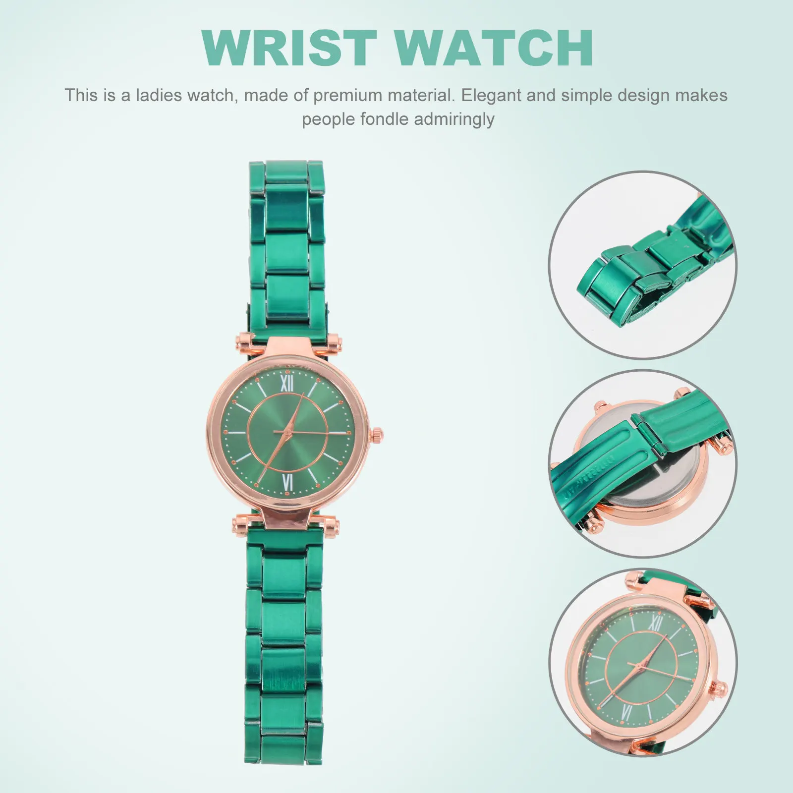 Quartz Ladies Wrist Watch Stylish Steel Strap Simple Elegant Lightweight Fashionable Women Casual Leisure Business Decorative