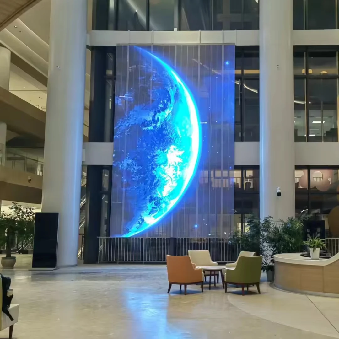 High Refresh Rate LED Transparent Screen Stable Video No Ghosting For Commercial Use