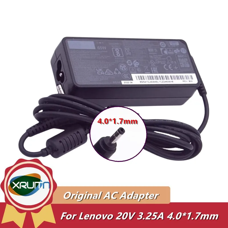 

Original ADLX65NCC3A ADLX65NDC3A AC Adapter 20V 3.25A 65W For Lenovo Ideapad 330S-15IKB Laptop Charger Power Supply 4.0x1.7mm