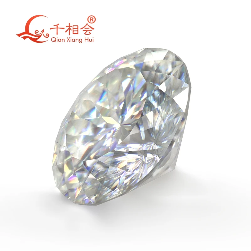 5mm 6.5mm 8mm  White color Round  more cutting  factes Moissanite Loose Gem stone For Jewelry making.