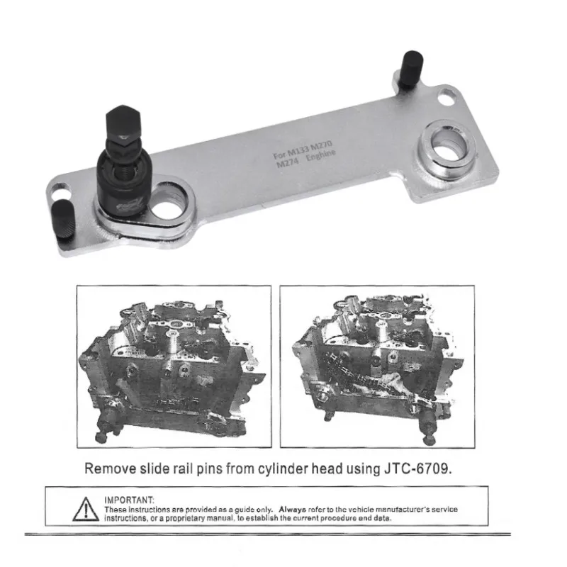 For Mercedes Benz M274/M270/M133 Engine Dedicated Timing Inner Chain Sliding Plate Bolt Disassembly Special Tool Car Accessories