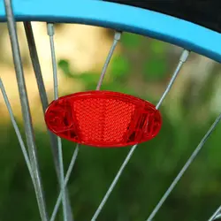 4PCS Night Reflectors Cycling Lights Safety Warning Light Bike Spoke Reflector Bicycle Reflect Wheel Rim Reflective Bicycle Part