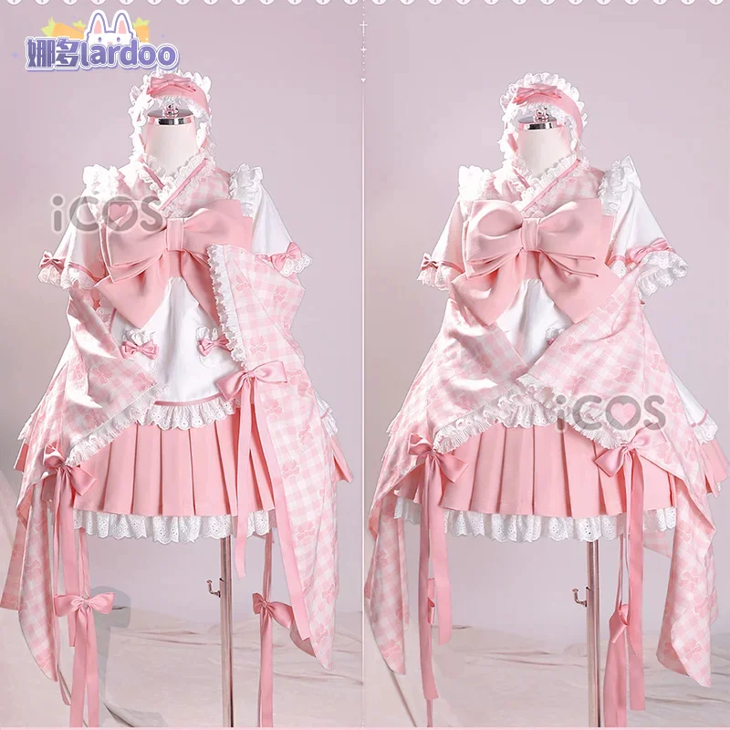 Kaname Madoka Costume Cosplay Dress Anime Puella Magi Madoka Women Dress Role Play Clothing Halloween Suit Lardoo