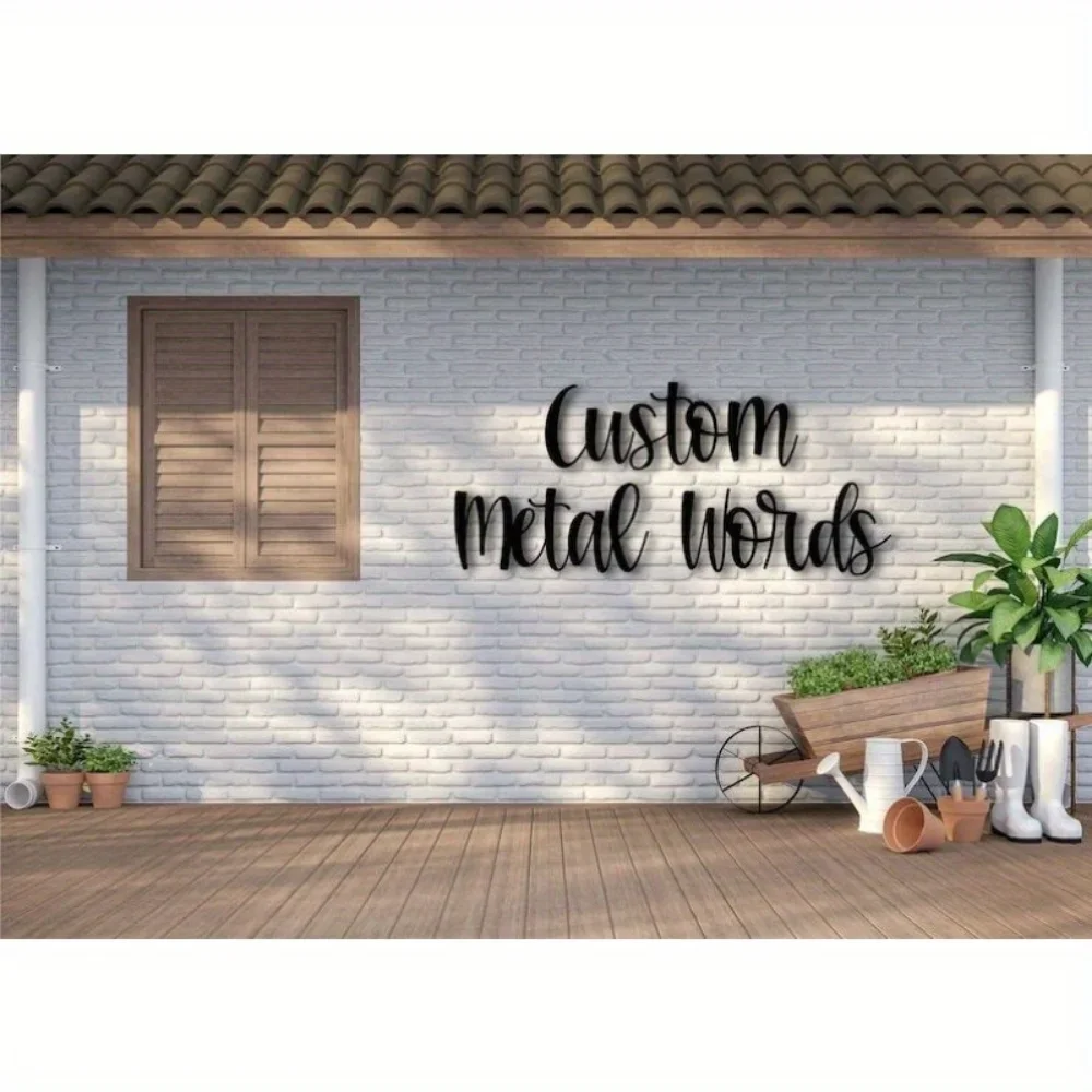 Custom Metal Name Sign Featuring Delicate Personalized Script,Perfect As Standout Home Accent and Captivating Wall Decor Element