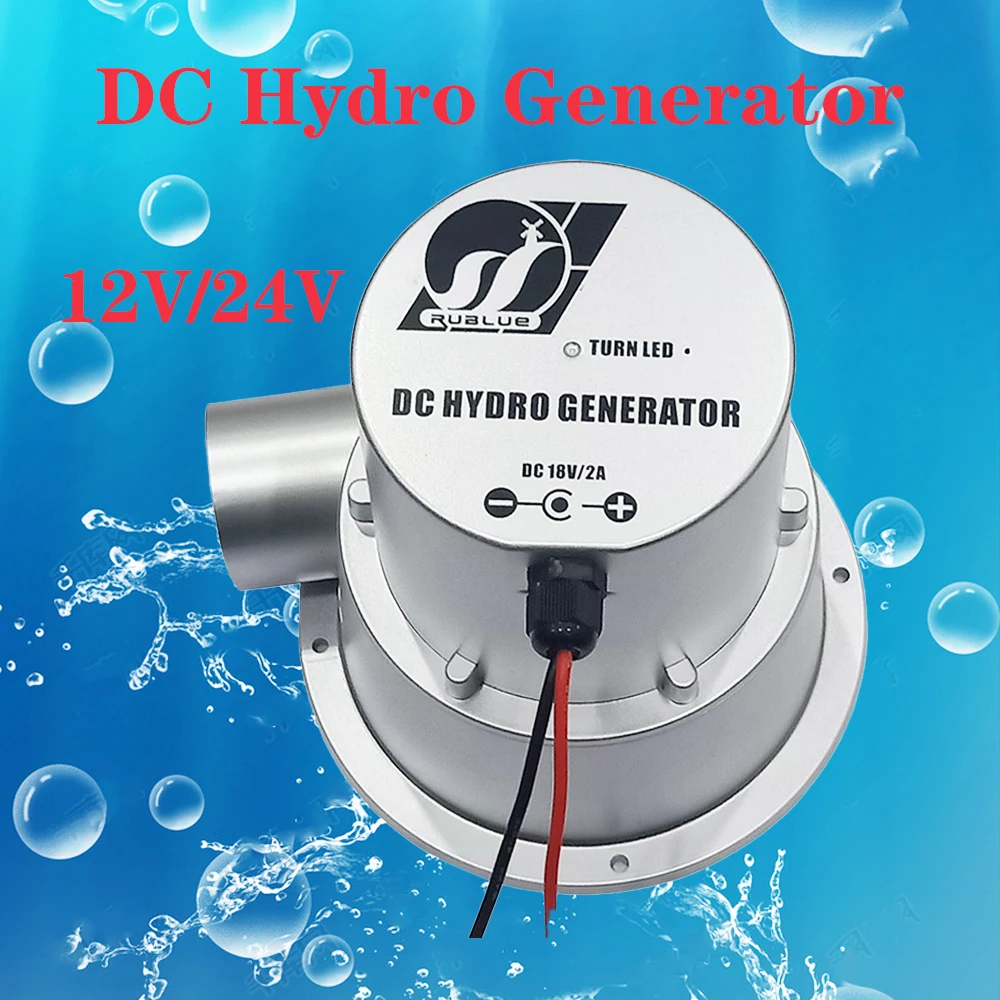 Hydraulic Generator 500W 1000W 18V Water Turbine Outdoor Household Small Hydroelectric Generator DC Permanent Magnet Brushless