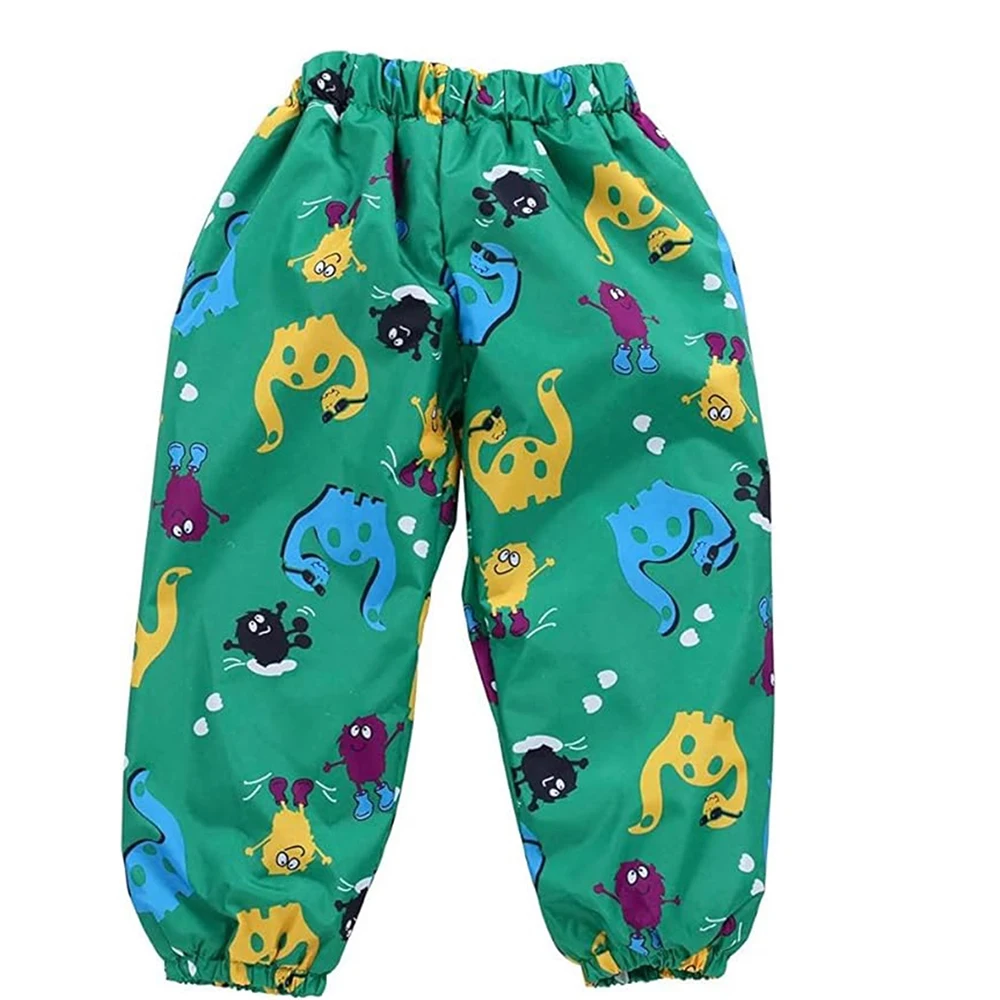 Boys Cartoon dinosaur Pants for 1 2 3 4 5years old kids Autumn Winter Warm Casual Pants Windproof and rainproof fashion pant