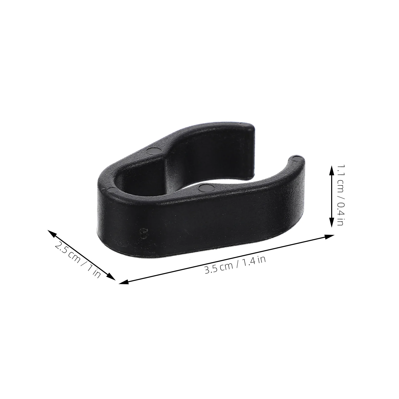 10 قطعة كابل ميكروفون تخزين كليب دائم البلاستيك حامل الميكروفون المنظم تصميم بسيط منظم الكابلات مقاطع بلاستيكية مشبك الحبل