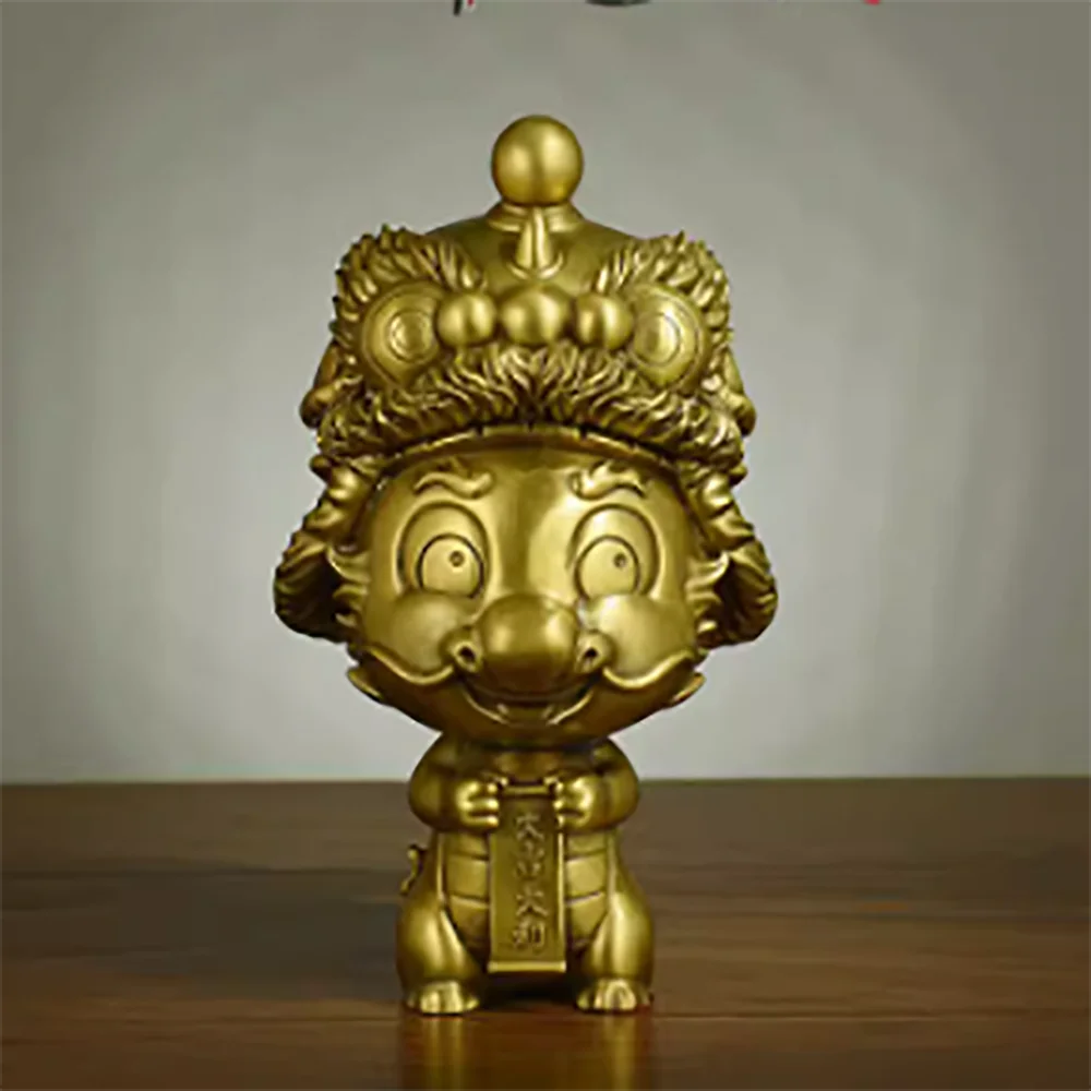 The mascot of the Year of the Loong, China-Chic Awakening Lion Dragon, is a lucky home decoration