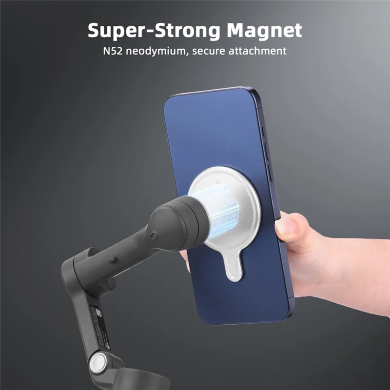 

Flymile Magnetic Adapter Forom 7/7P Fordji Osmo OM 7/7P Phone Holder Handheld Stabilizer