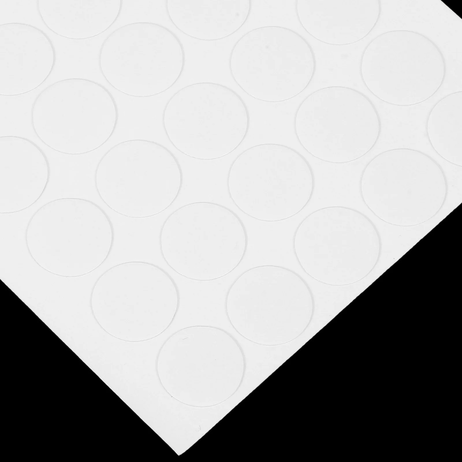 300 قطعة شفافة مزدوجة الجوانب لا بقايا نقاط لاصقة 0.59 بوصة واضحة مستديرة لزجة تك لملصقات إطارات الصور خفيفة الوزن #3