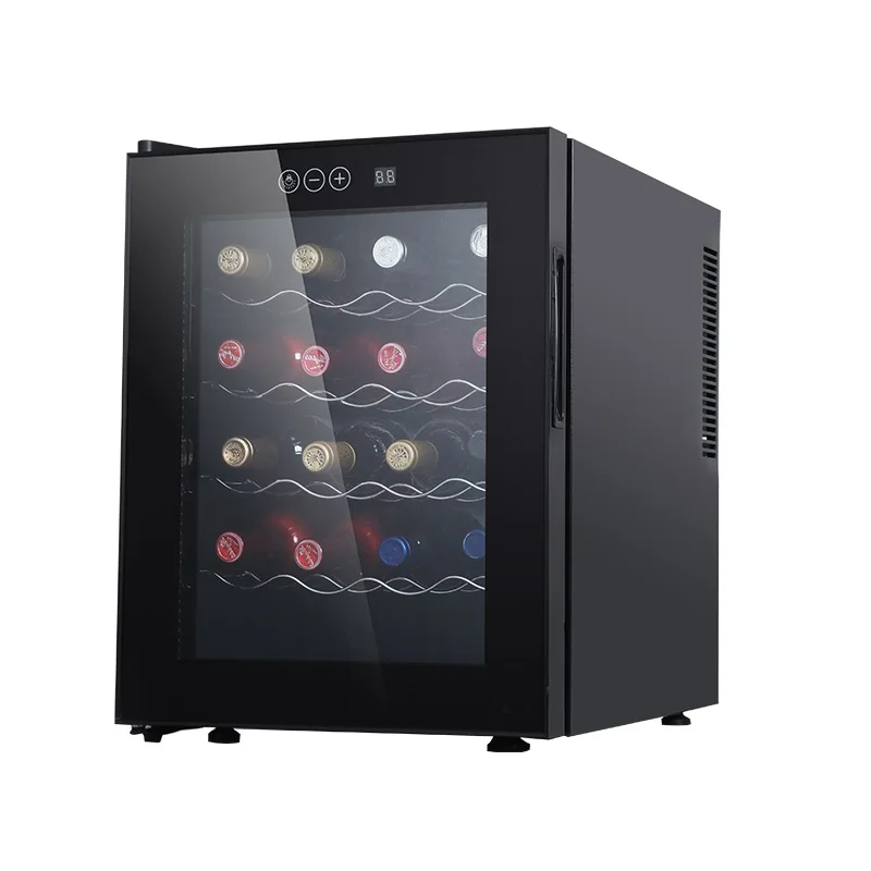20 Bottle Wine Kühlschrank 48L Glass Door Compressor Stainless Steel Elektrisch Freistant For Outdoor and Wohnmobil Gebrauch