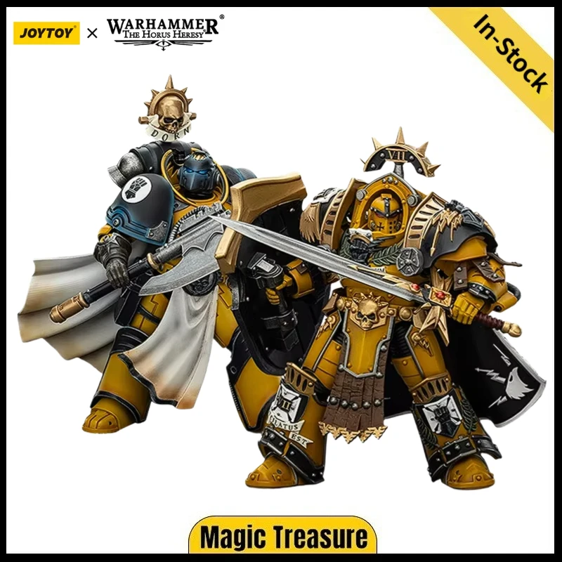 

【24 Hours Delivery】JOYTOY Warhammer 40K Imperial Fists Librarian Consul Legion Praetor in Tartaros Terminator Armor 1/18 Action