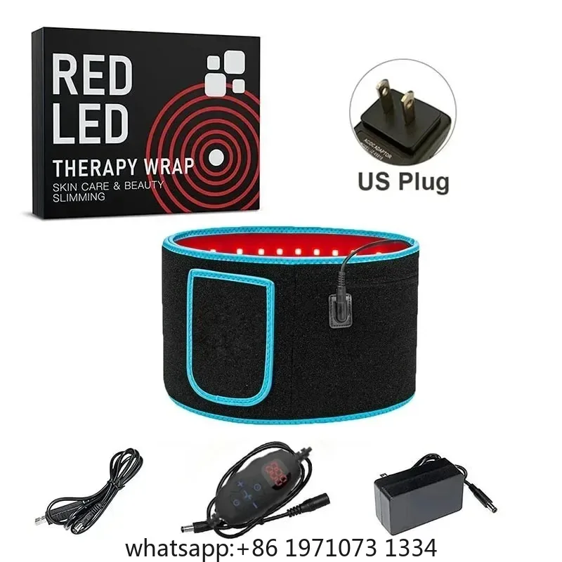 Infrared Light Therapy Belt 850nm 660nm Red Lamp Therapy LED For Back Pain Relief Burn Fat Slimming Waist RED Light Wrap Belt view 4