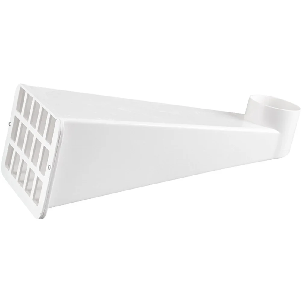 

Rain Gutter Downspout Diverter Side Mount Wall Drainage System DIY Friendly Long Lasting Smooth Flow Downspout Diverter