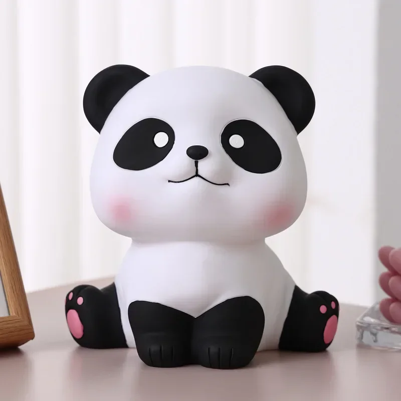 Grande cofrinho de animais panda, ideal para meninos e meninas, dinheiro infantil e banco de moedas, decoração perfeita de berçário de bebê menino, ótimo presente