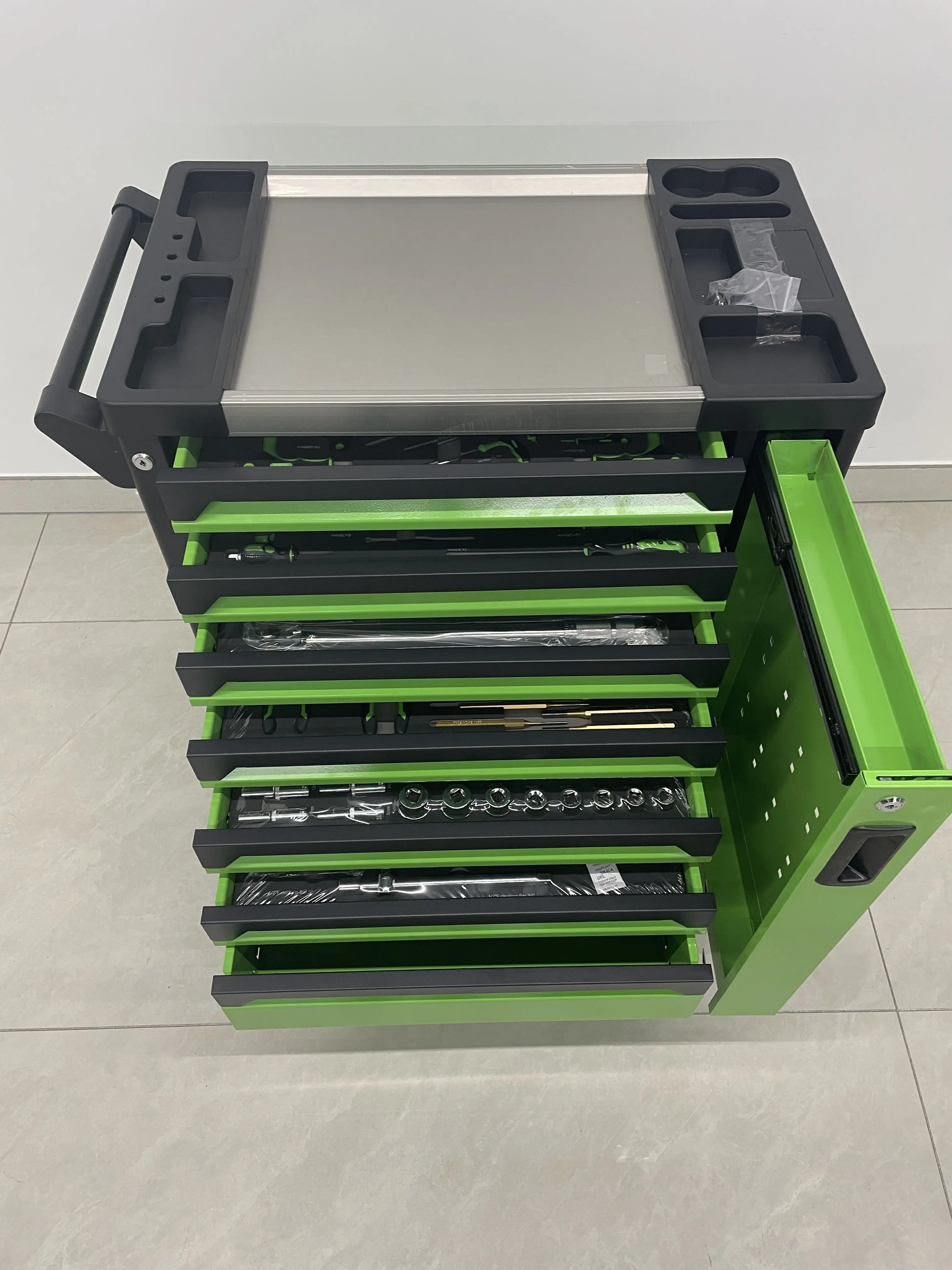 JMST 2026 CE Auto Repair Stainless Steel Heavy-Load Tool Storage Trolley Cabinet New Design 200 Pcs Tool Sets Herramientas