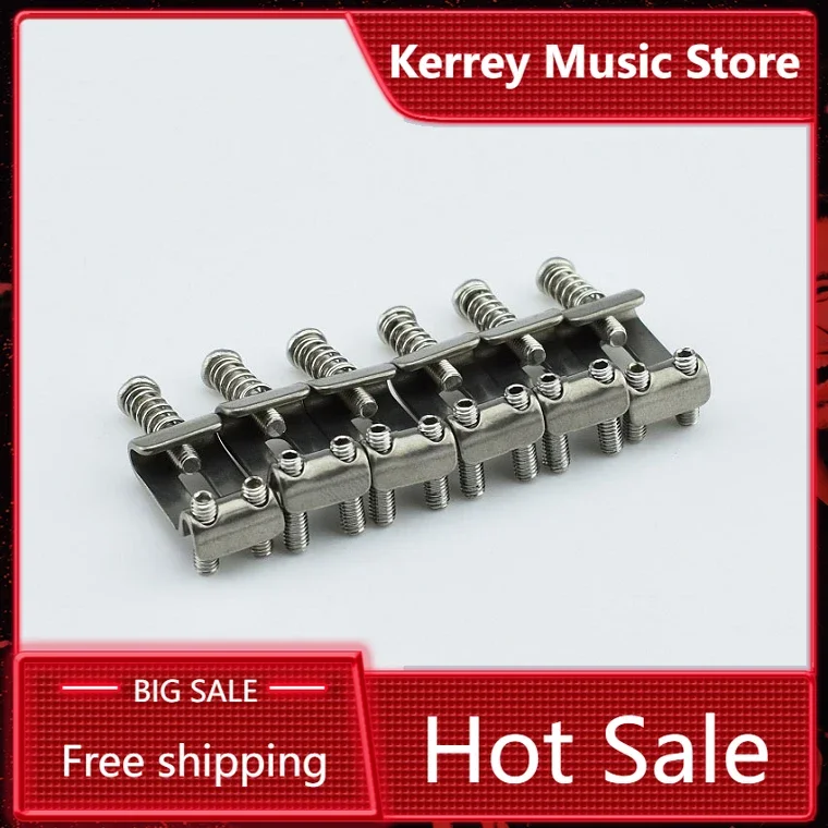 

Vintage Titanium Retro Electric Guitar Bridge Cage 10.5/10.8/11.3MM 6/7 pieces in a set (Made in Japan )