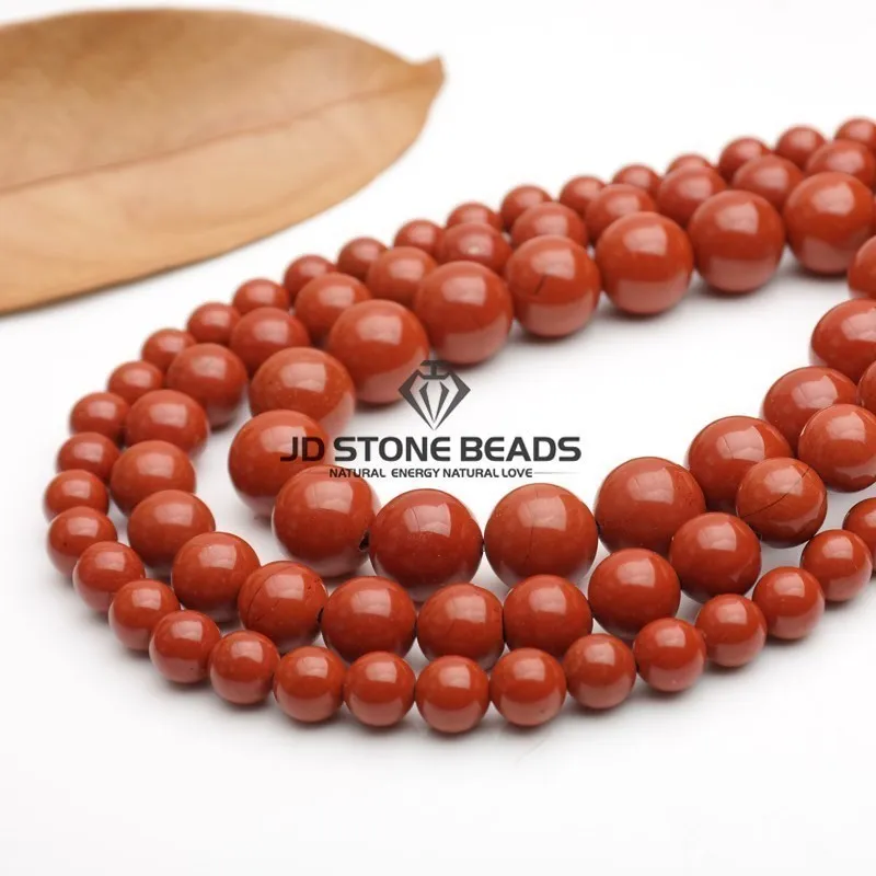 Natural Red Jasper Beads 3-12mm Semi-Finished Handmade DIY Bracelet Beads Accessories gemstone For Jewelry Making