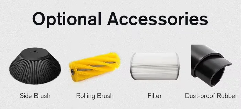 High Performance Cordless Electric Sweeper Full Closed Sweeper Machine